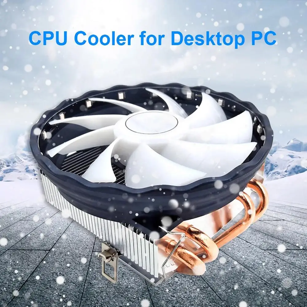 120cm 4 Pin CPU Cooling Fan for LGA 2011/1200/1150 AM5 4 Heat Pipes RGB PWM Temperature Control 130W Radiator Cooler