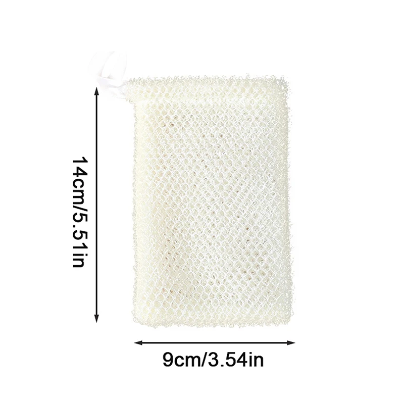 

1/5PCS For Shower Soap Holder Pocket Soap Saver Bags Pouch Bar Plentiful Bubble Foam Soap Bags Exfoliating Soap Mesh Bags