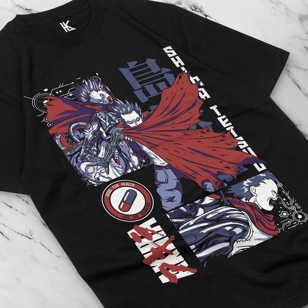 Tetsuo Shima Japanese Anime Mens T-Shirt 100% Cotton All Size