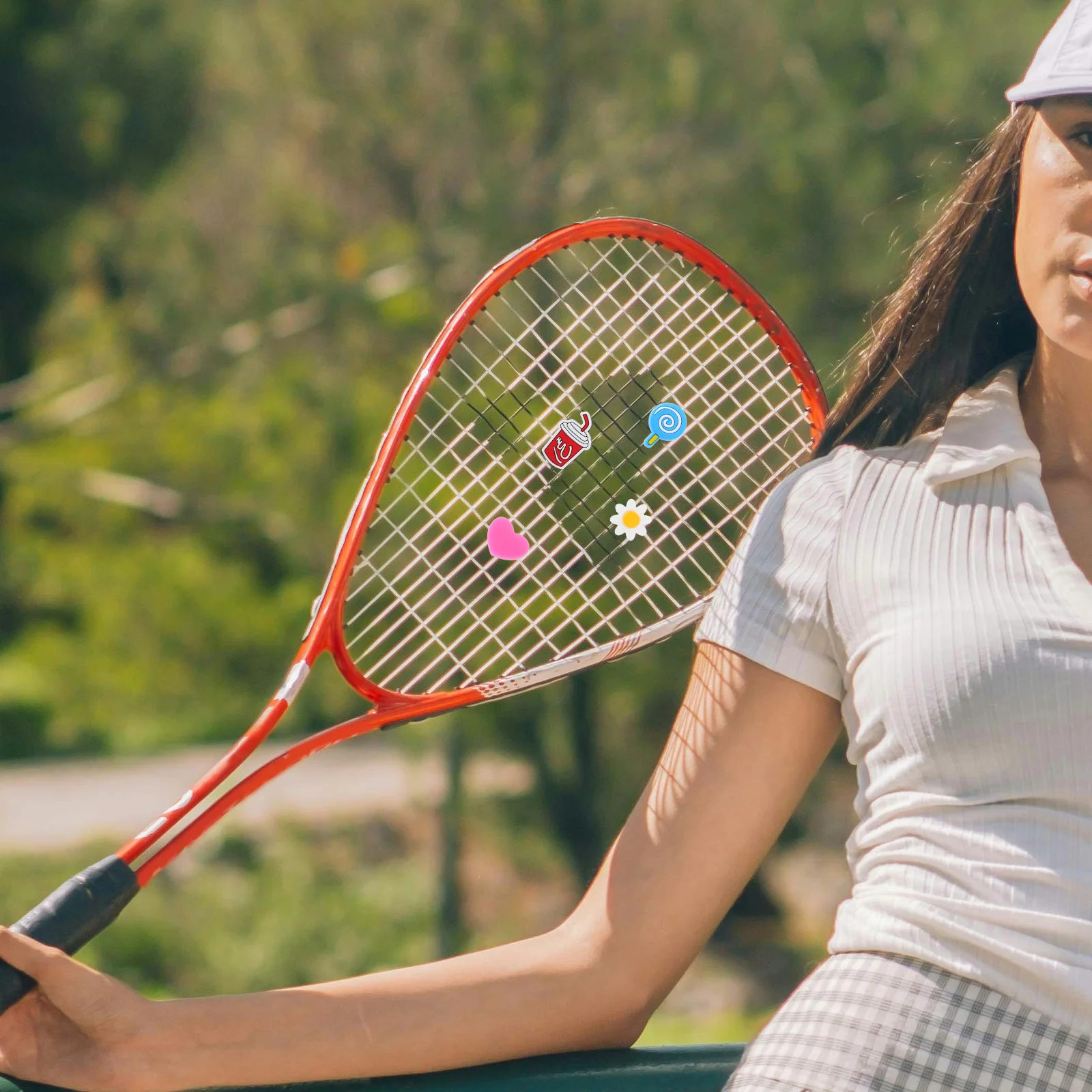 

18Pcs Silicone Tennis Dampener Professional Grade Shock Absorption for Comfortable and Stable Gameplay Shock Absorber