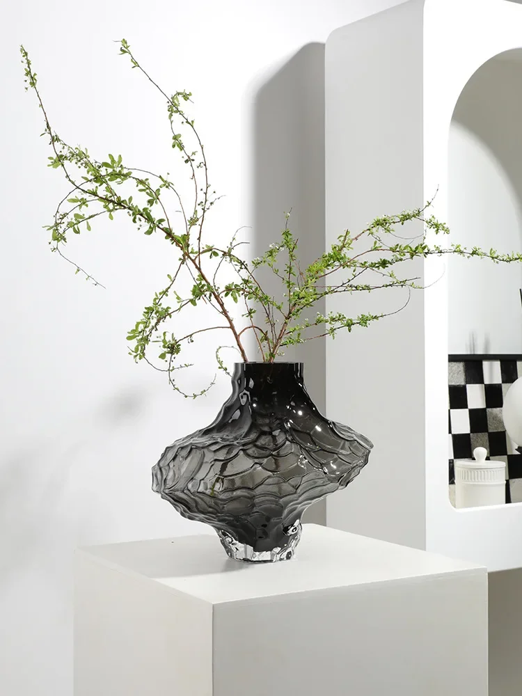 

New Originality مزهريات Vase Glass Irregular Flower Pots For Home Garden Home Decor Ornaments Vases Decoration jarrones