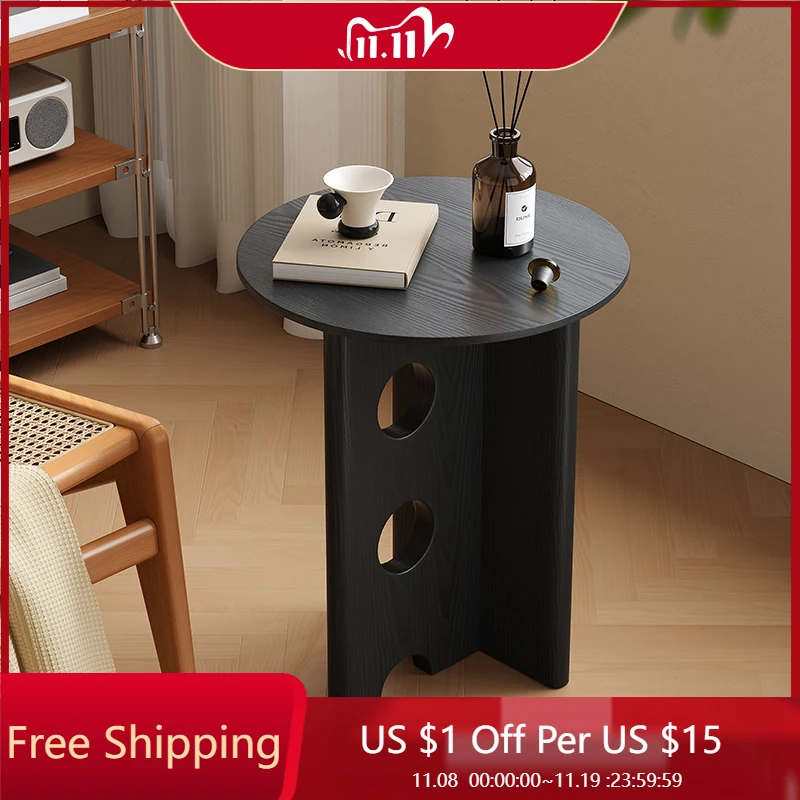 

Tray Design Coffee Table Black Aesthetic European Designer Nordic Side Table Small Wood White Mesa De Centro Sala Furniture