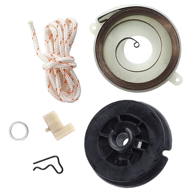 Conjunto de Partida Rewind Recoil Mola Pawl Jack Cabo Apto para Stihl Ts410 Ts420 42381900600 42231901001 00001957200 41161957200