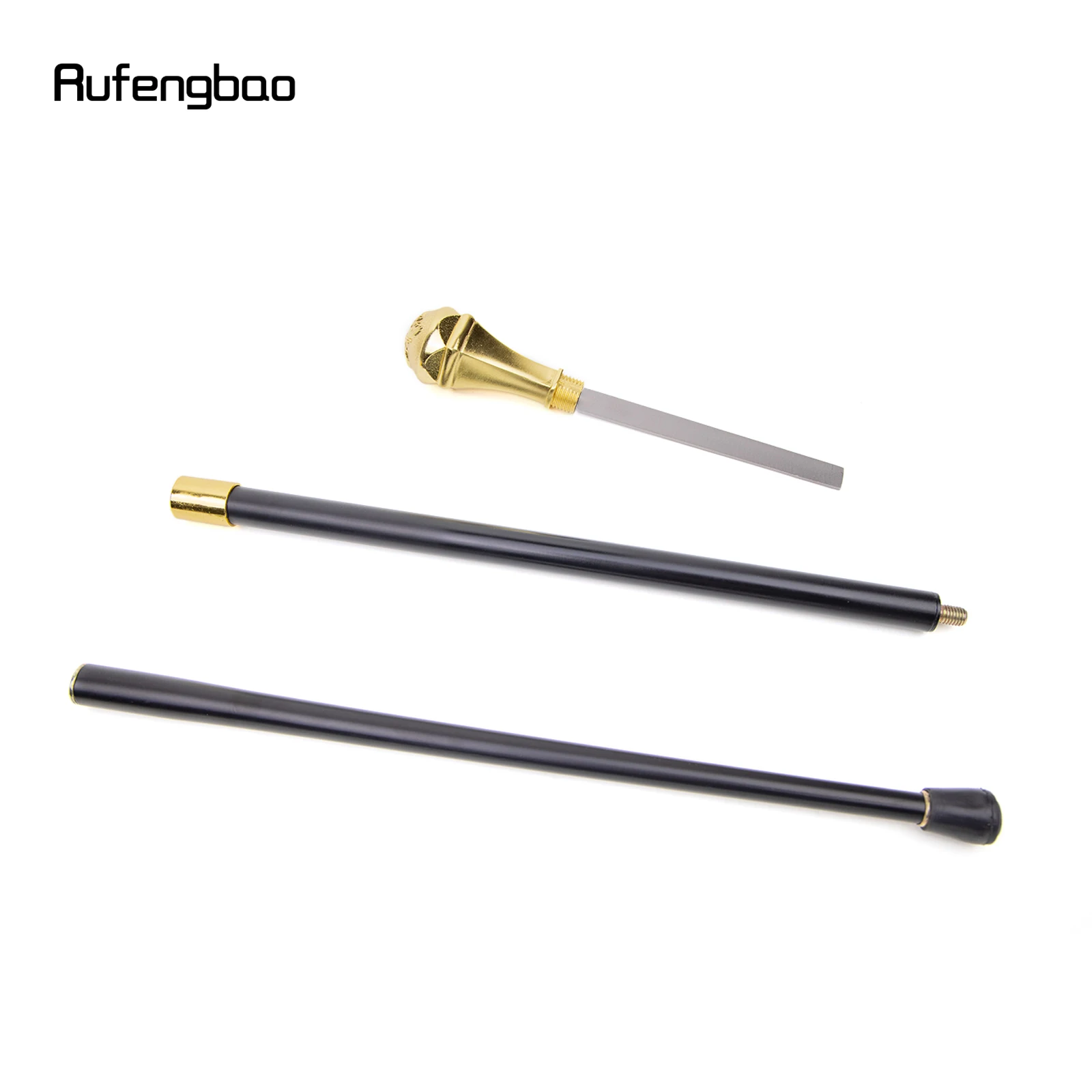 Golden Eagle รอบจับเดิน Stick ที่ซ่อนอยู่แผ่น Self Defense แฟชั่น Cane แผ่นคอสเพลย์ Crosier Stick 93ซม.