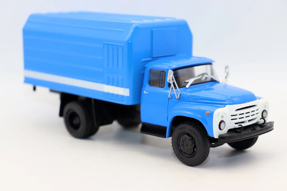 New 1/43 Scale ZIL ZIS 130 LUMZ 890 Refrigerator Airport Truck USSR Diecast Alloy Toy Model