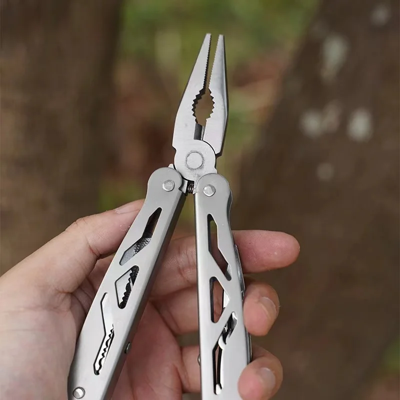 Outdoor Multitool Camping Portable Stainless Steel Edc Folding Premium Multifunction Tools Emergency survival Knife Pliers