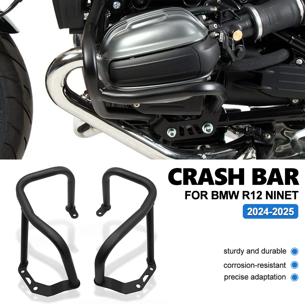Heavy Duty Engine Guard Crash Bar Bumper Protection For BMW R12 R12 nineT R12S R12GS 2024-2026 Anti-drop Frame Crash Protector