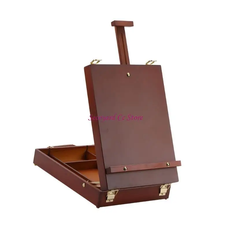 N3UC Beech Adjustable Compacts Desktop Easel Foldable Portable for Artists view 3