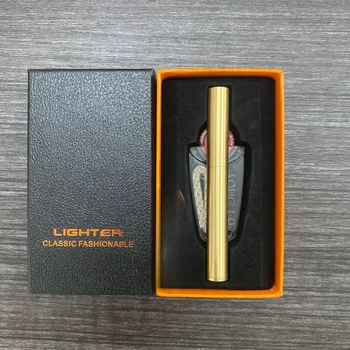 Nunchaku Panlong 스틱 크리에이티브 그라인딩 휠 등유 라이터, 남성용 선물 감압 라이터