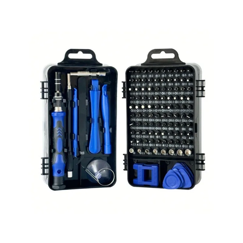 115 diferentes especificaciones, kit de herramientas de reparación negro/púrpura/rojo/azul/amarillo//juego de destornilladores de reparación 32 en 1, no requiere batería