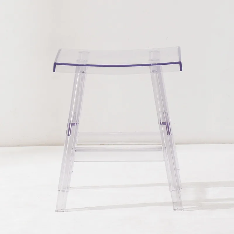 

Transparent backrest Internet celebrity bar chair Reception bar Cafe Milk tea shop High bar