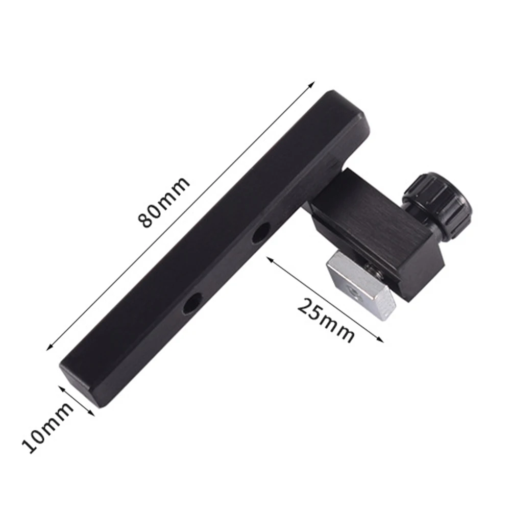 Adjustable Angle Disc Sliding Groove Woodworking Aluminum Alloy Push Ruler Pivoting Locking Mechanism With Saw Auxiliary Tool