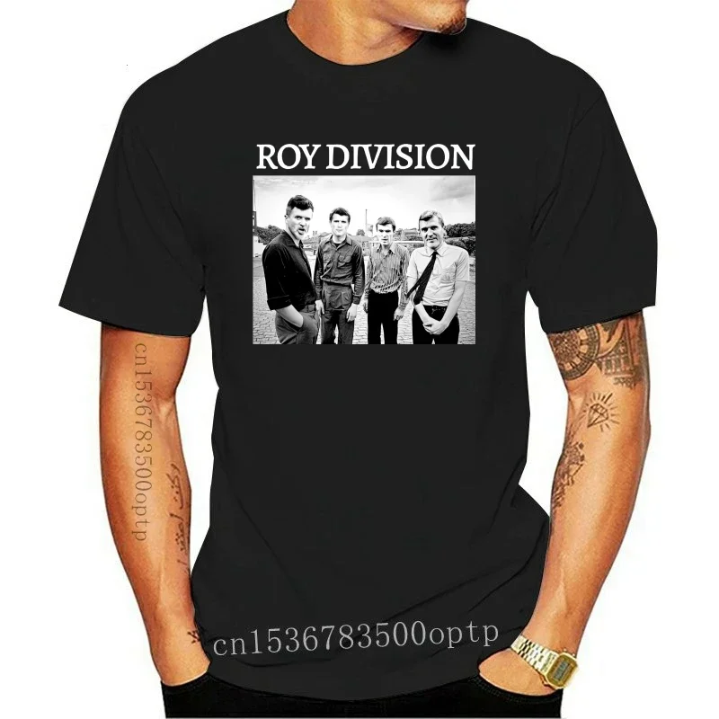 New Men t-shirt Roy Division  Roy Keane ParodyJoy Division Meme Design tshirt Women t shirt