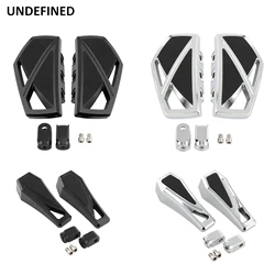 Phantom Floorboards Black Foot Pegs Front Rear Footrest Pedal For Honda VTX 1800C 1800F 1300C VT600C Shadow VLX Rebel CMX250C