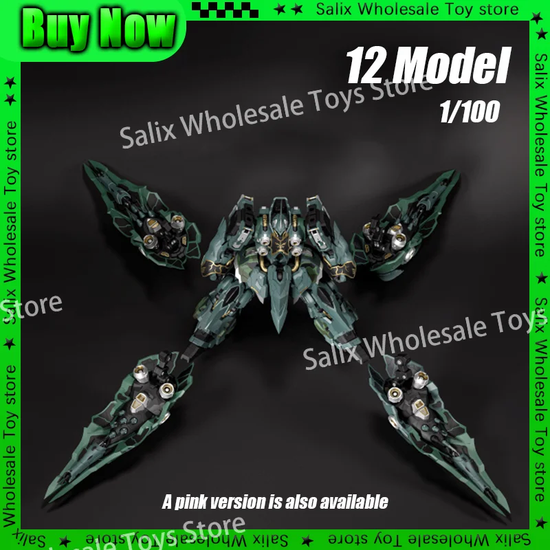 Nieuwe 12 Model Mb Type 1/100 Nz-666 Kshatriya Legering Action Figure Hoge Kwaliteit Collectible Robot Figuren Kids Gift Aangepaste