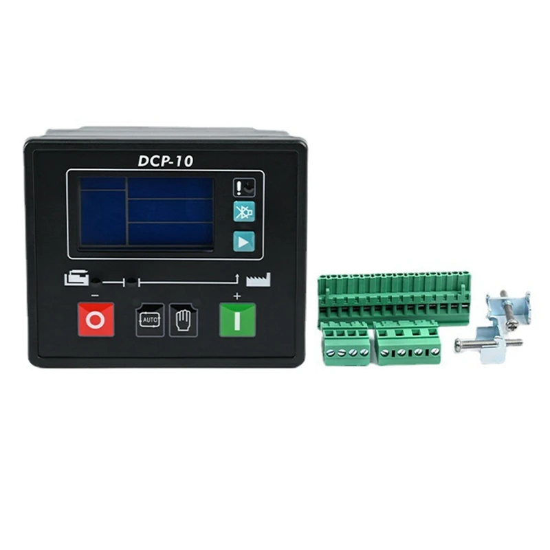 Controlador de grupo electrógeno DCP-10, controlador automático, Panel de Control LCD, piezas de grupo electrógeno diésel GU610A/W 8-35V