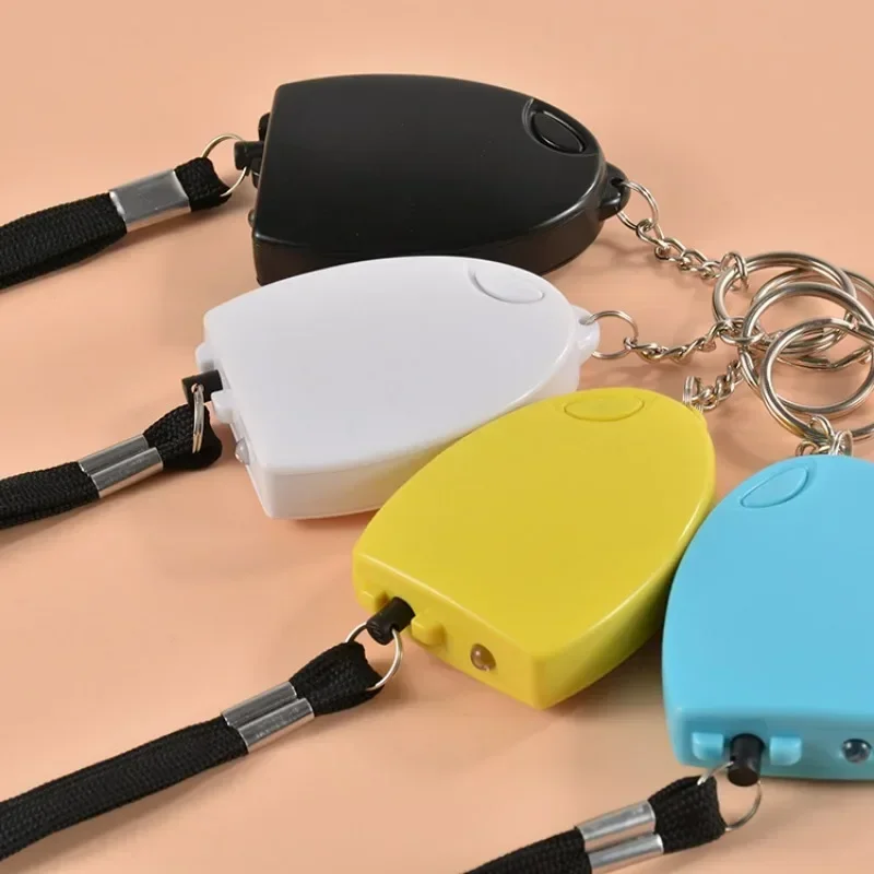 Self Defense ALARM 130dB Anti-Wolf Girl เด็กผู้หญิงความปลอดภัยป้องกันการแจ้งเตือนความปลอดภัยส่วนบุคคล Scream Loud พวงกุญแจปลุกฉุกเฉิน