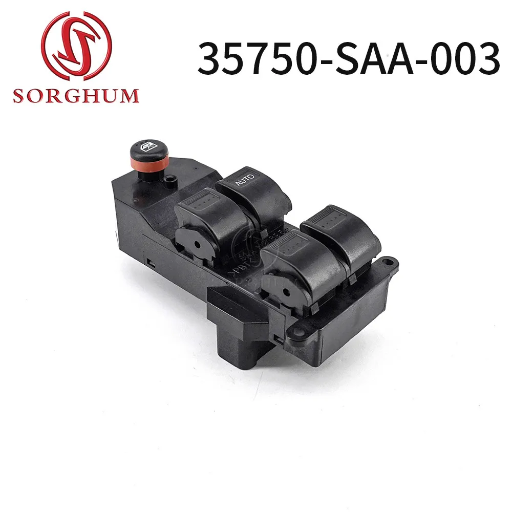 

SORGHUM 35750-SAA-003 For Honda Jazz GD1 GD3 2002 2008 Front Right Driver Master Button Power Window Control Switch 35750SAA003