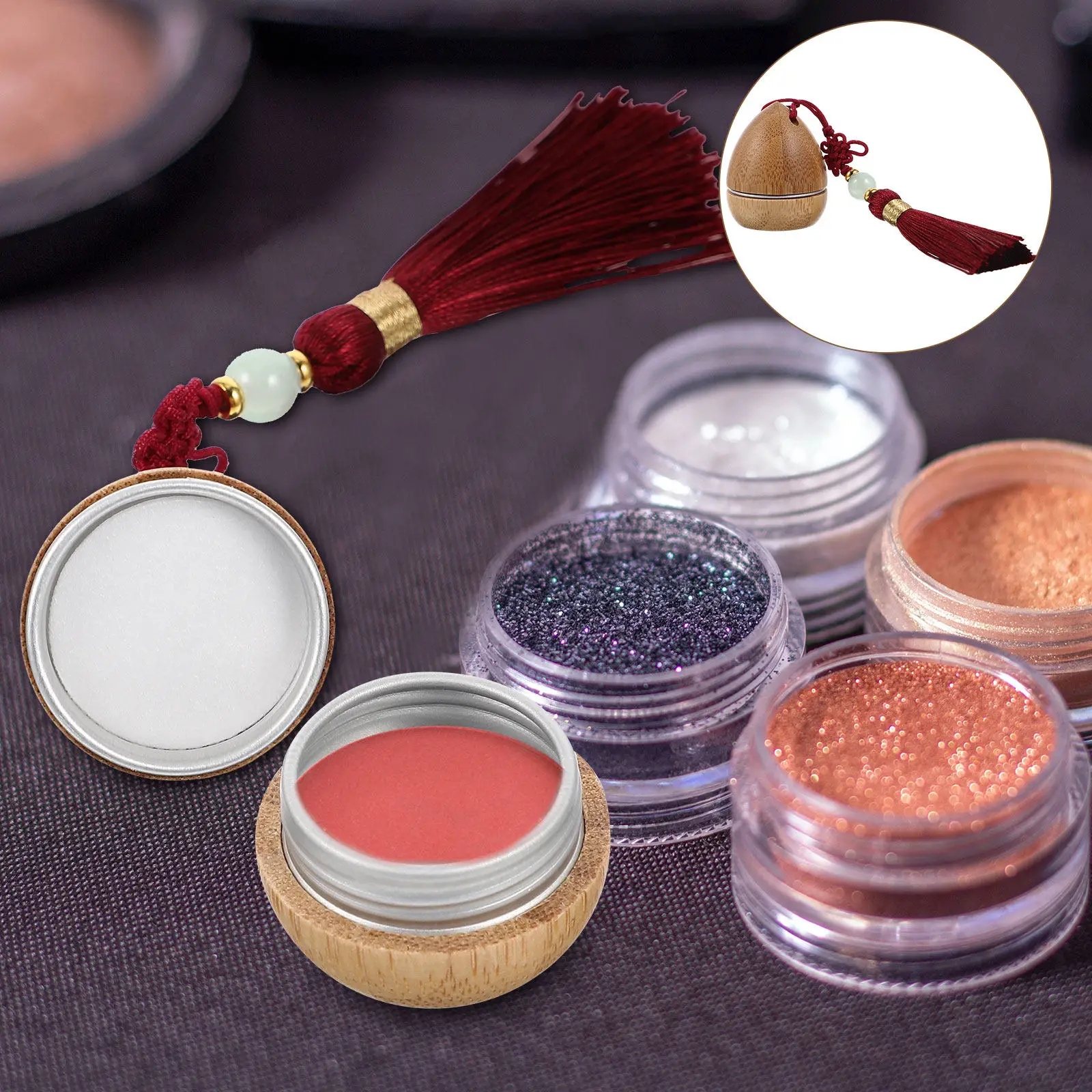 

Миниатюрная портативная пустая баночка для крема, герметичная, многоразовая, для хранения бальзама для губ, баттера, дорожная емкость для косметики