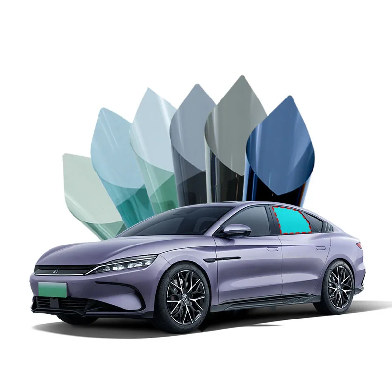 

UV400 оконная пленка для ухода за кожей, автомобильная ПЭТ-тепляция, УФ-защита, защита от царапин, солнцезащитная стеклянная пленка для конфиденциальности MF-15