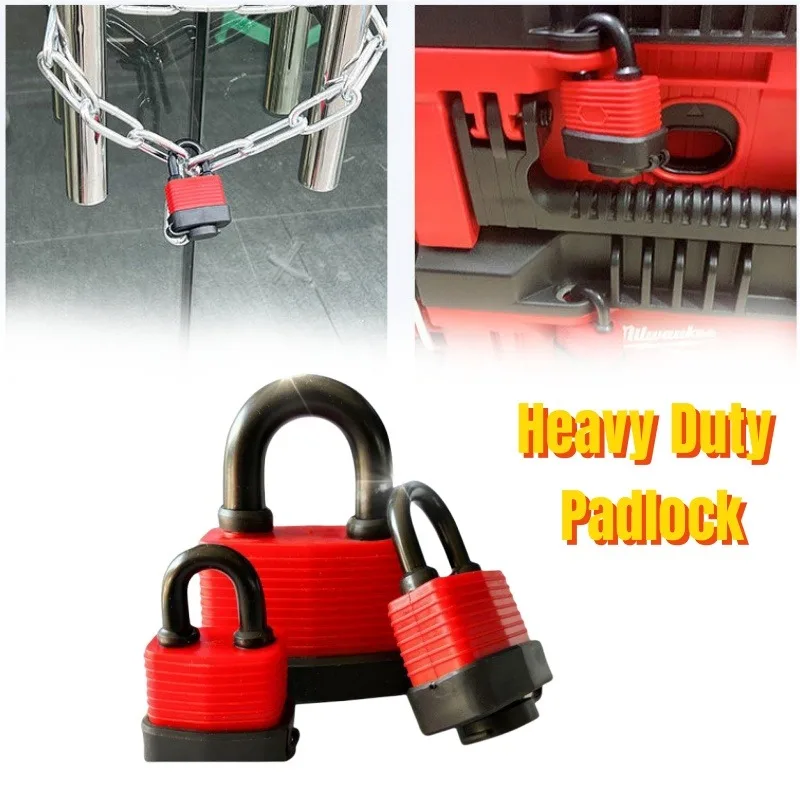 Heavy Duty Waterproof Anti-theft Copper Lock Rubber Wrapped Anti-cut Pure Copper Lock Cylinder Safety Heavy Duty Padlock