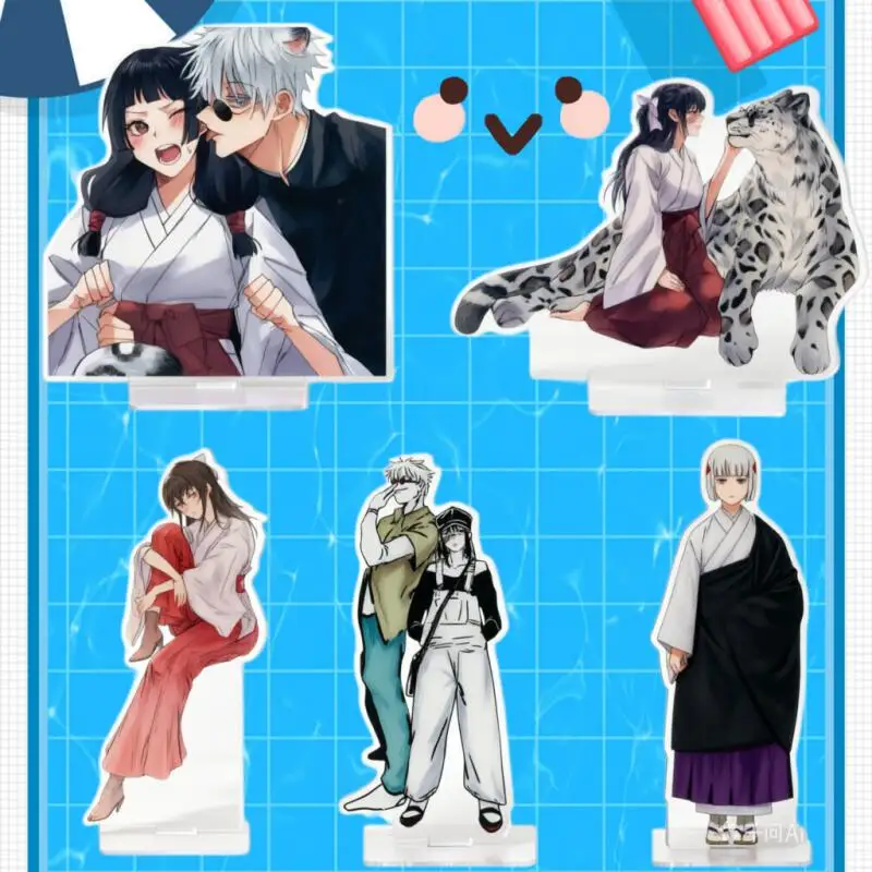 

15Cm Anime Acrylic Standee for Jjk Satoru Gojo Utahime Iori Uraume Noritoshi Kamo Self-Made Peripheral Desktop Decoration