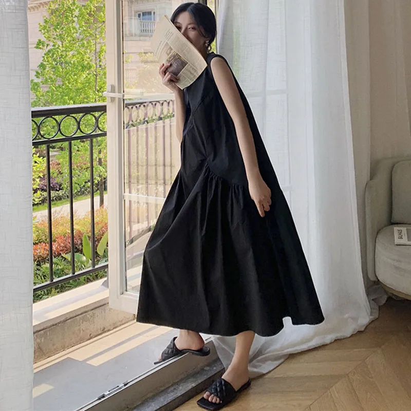 Bohemian Style Women Summer Long cotton Dress Korean style loose casual streetwear maxi party dresses vestidos de verano mujer