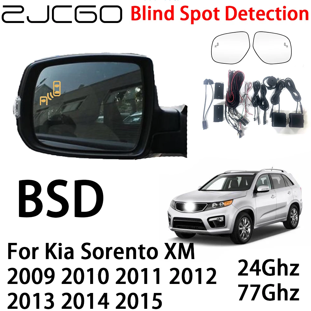 ZJCGO Car BSD Radar Warning System Blind Spot Detection Safety Driving Alert for Kia Sorento XM 2009~2015