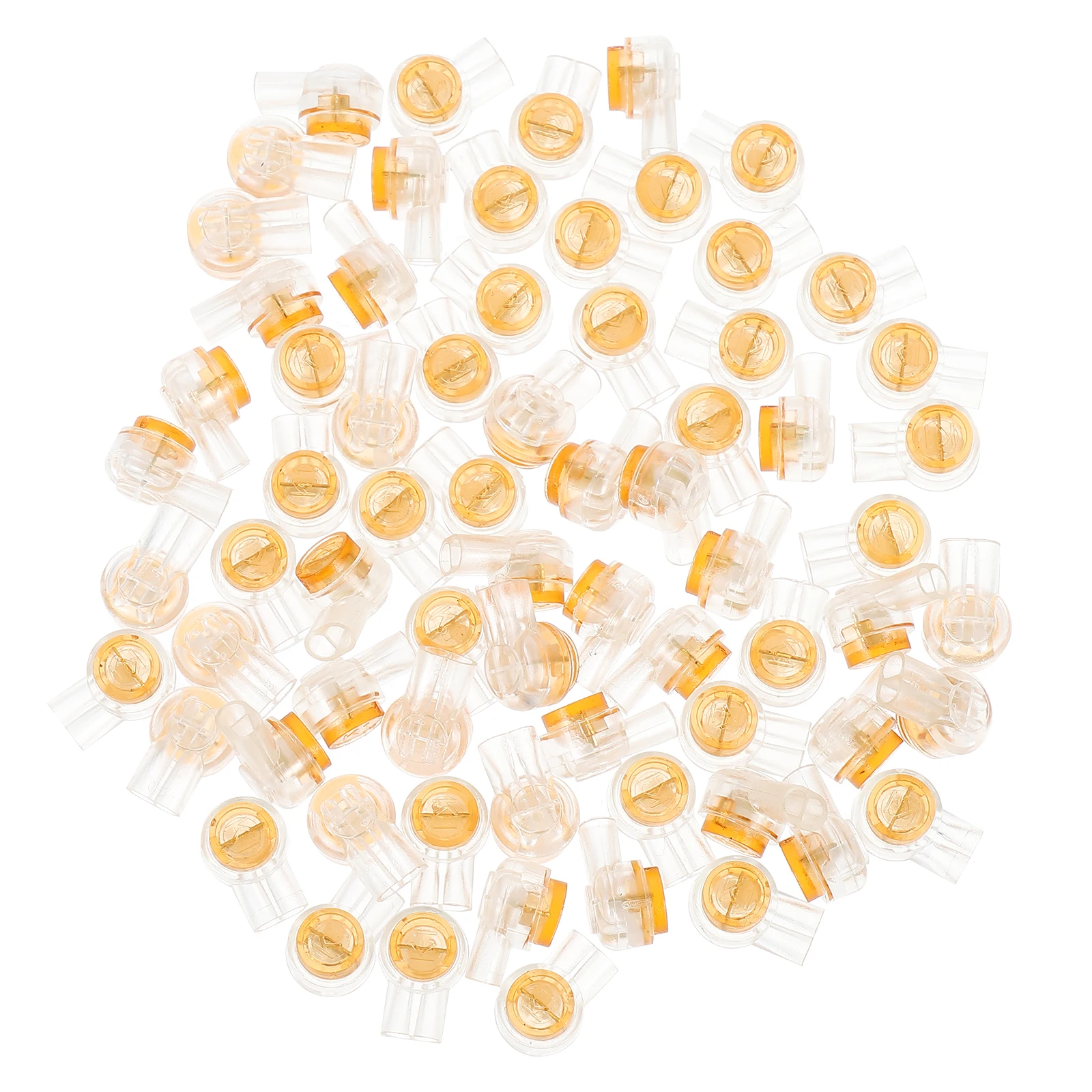 

200 Pcs Splice Connector K1 Network Cable Terminals Telephone Wire Terminal Waterproof Orange Gel Filled Easy Use Home Cable