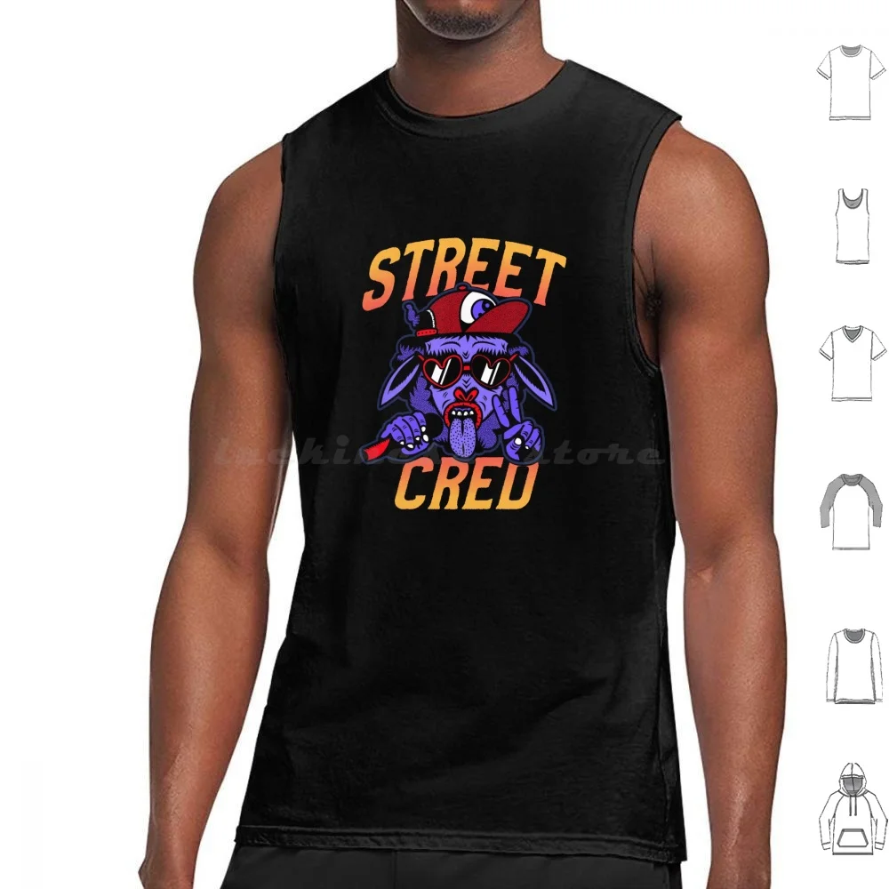 

Cool Street Cred Ретро Поп Арт Майки с принтом Хлопок Street Cred Ретро Поп Арт Комикс Мультфильм Хип-Хоп Dj Uk London
