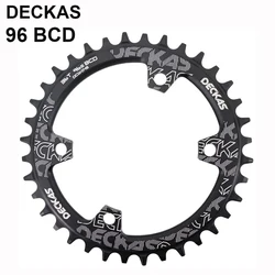 DECKAS-Plateau de vélo Coroa BCD, plateau de vélo, 36T, 34 T, étroit et large, 96BCD, 36, 34 dents, Shimano M9000, M5100