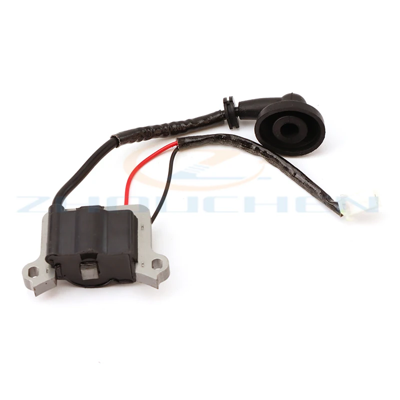 

Trimmer Brushcutter Ignition Coil Module for Chinese 40-5 43cc 49cc 52CC CG520 62mm 2-Stroke Pocket Bike More Engines