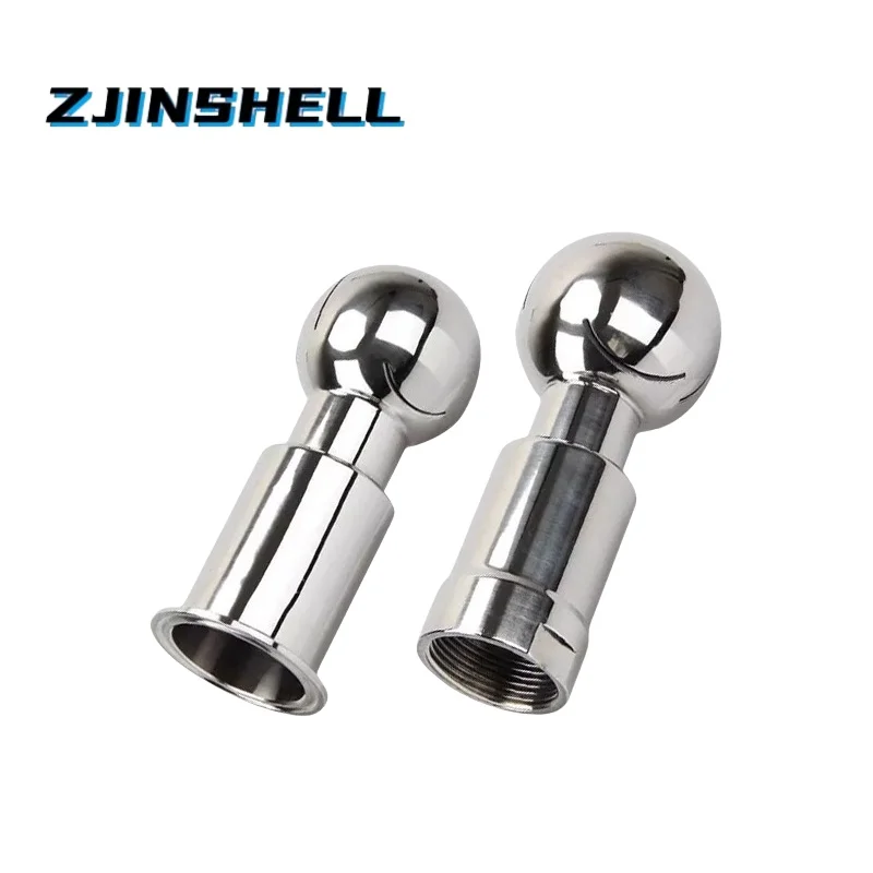 

1/4" 3/8'' 1/2'' 3/4'' 1''1-1/4"1-1/2" BSP Female Thread 304 Stainless Steel Sanitary CIP Tank Cleaning Ball Rotating Spray Ball