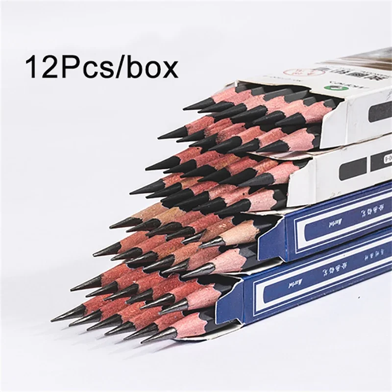 Professional Drawing Sketching Pencil Set 12Pcs Art Pencils Graphite Shading Pencils for Beginners & Pro Artists School Supplies