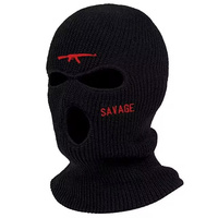 3 Hole Balaclava Full Face Cover Ski Balaclava Winter Outdoor Sport Knitted Face Cover for Outdoor Sports