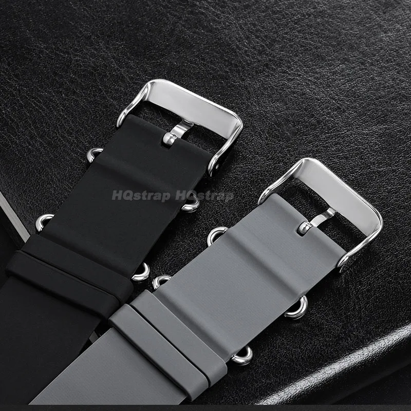 Силиконовый ремешок для часов 18 мм 20 мм 22 мм резиновый мягкий спортивный удобный браслет для Omega для браслета Seiko водонепроницаемые ремешки для часов