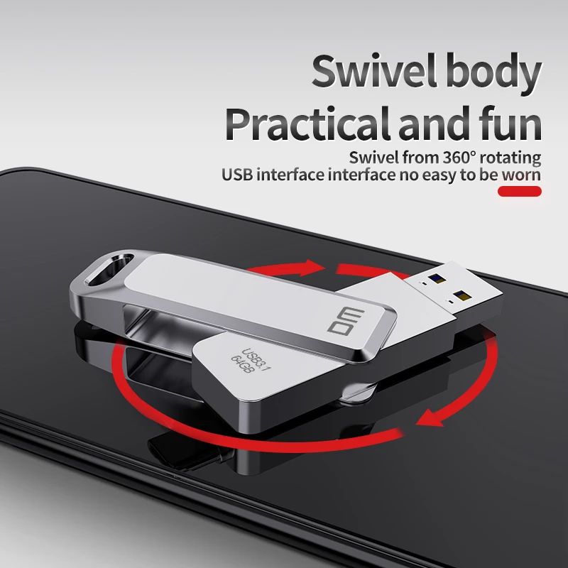 USB Flash drive USB3.1 high speed PD179 64GB 128G 256G 512G slide metal usb read speed upto 60-120mb/s