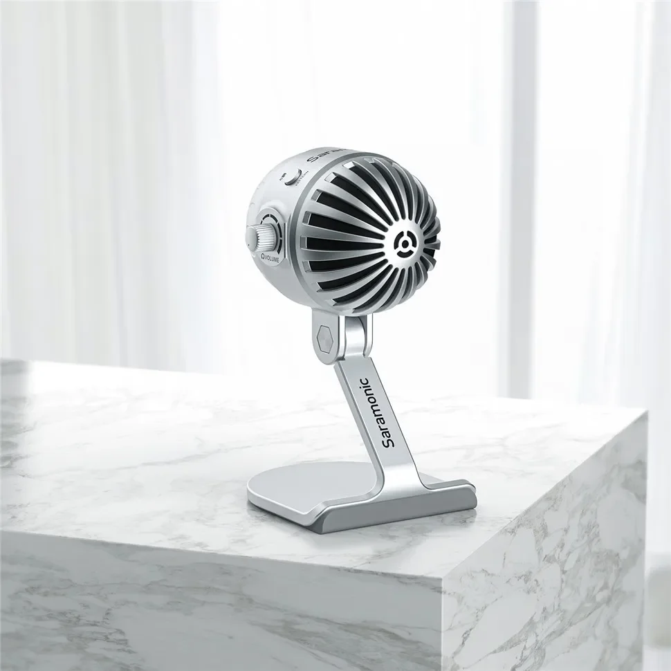 

2025 Saramonic SmartMic MTV550 Cardioid USB Desktop Microphone Monitor For Home Recording Live Streaming Podcasting Voice-overs