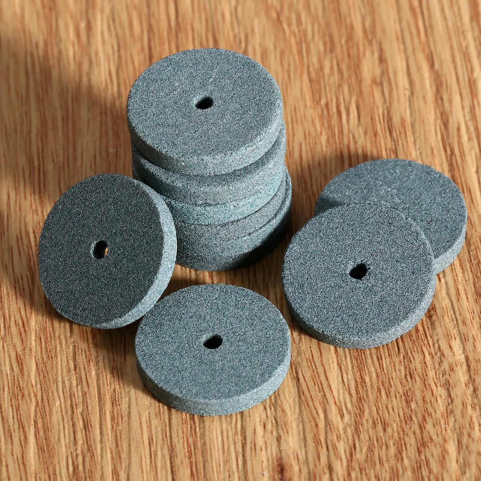 

10Pcs 20mm Diamond Mini Drill Grinding Buffing Wheel Polishing Pad Abrasive Disc for Dremel Accessories Rotary Tool Green