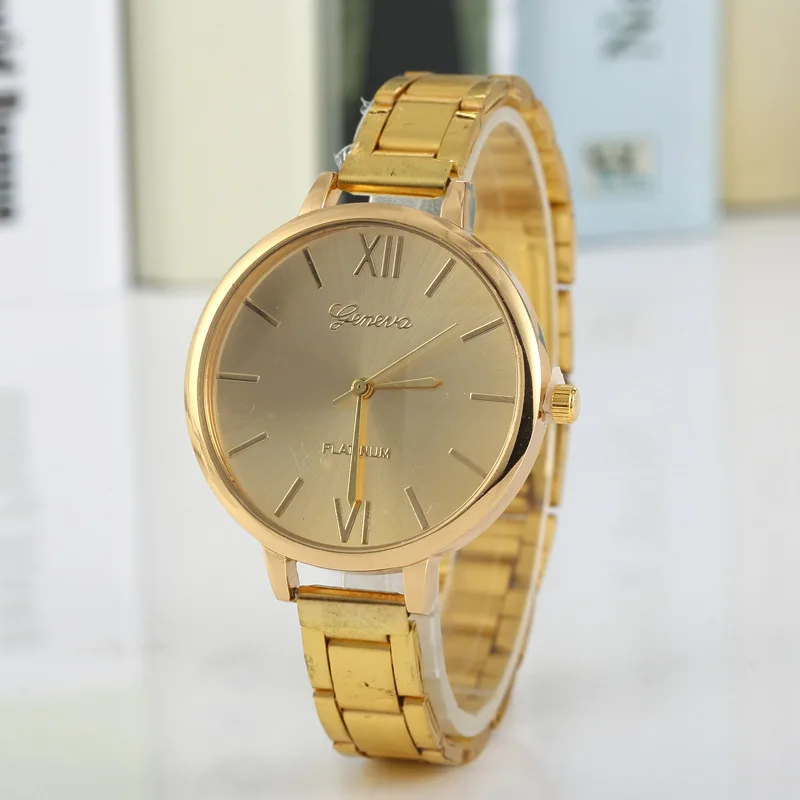 Women Bracelet Watch Mujer Golden Relojes Small Strap Quartz Leisure Watches Popular Wristwatch Hour Female Ladies Elegant Clock