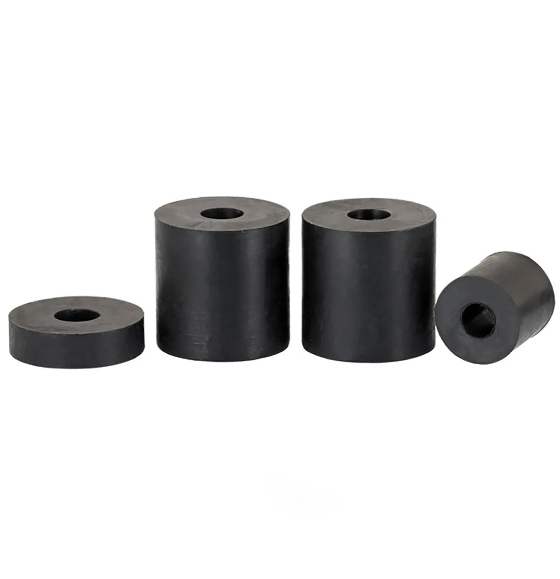 1-20pcs Rubber Shock-Absorbing Pad ID 2-13mm Round Thickened Soundproof Machine Foot Washer Damping Gasket Block