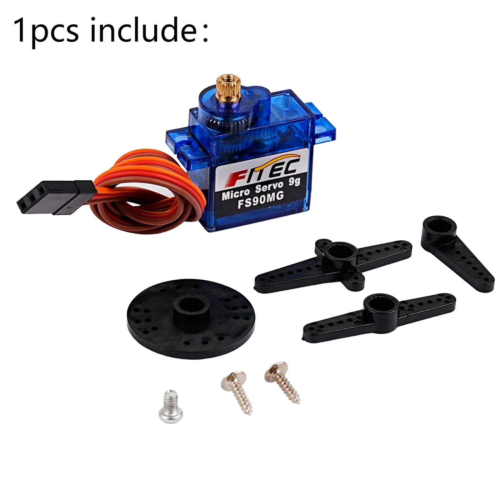 Feetech FS90MG 9g Digital Servo Motor 2.2KG 4.8-6V 180 Degree Metal Gear Micro RC Servo for 450 Helicopter Robot Car Toy
