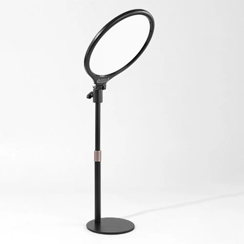

Videography 3 Modes LED Selfie Light Dimmable Large Diameter Makeup Fill Light Sturdy Adjustable Photography Lamp Internet Photo