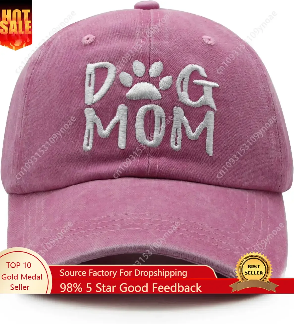 

Embroidered Dog Mom Caps Adjustable Denim Baseball Cap Man Women Trucker Hat Retro Calssic Outdoor Activies Dad Hats