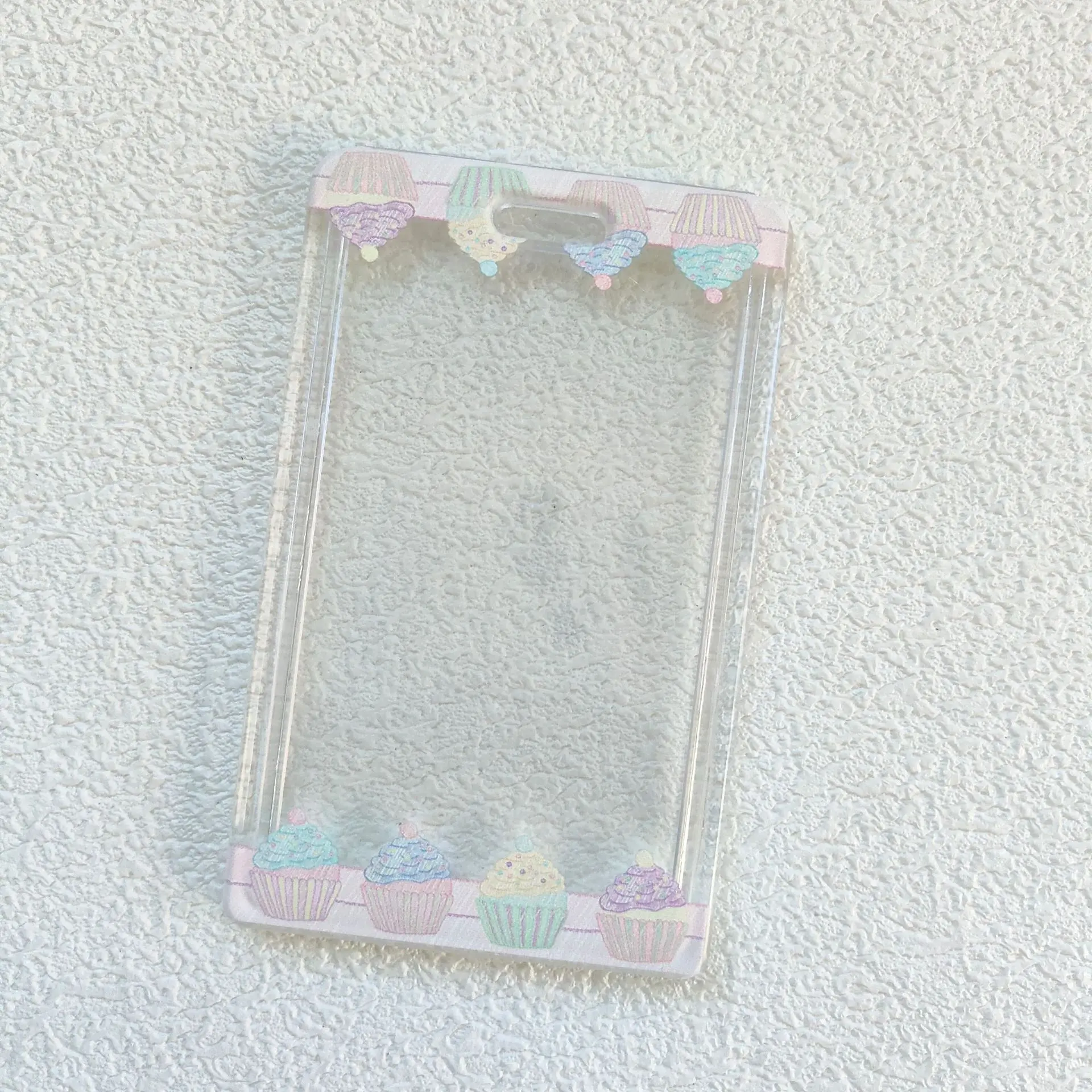 Transparent Game Machine Card Holder for Collectible Display Badge Case Idol Photocard Display Kpop Photo Protective Cover