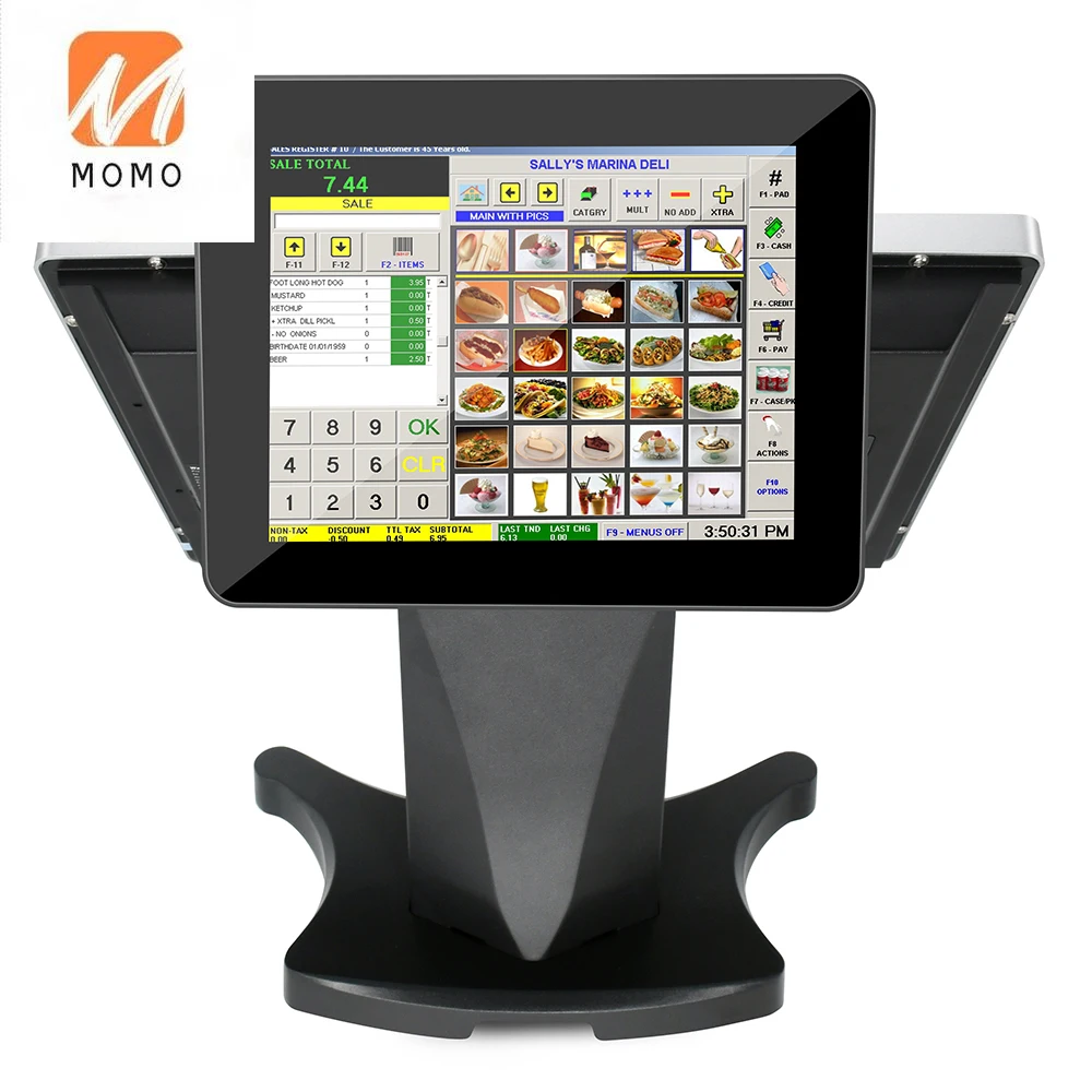 15'' touch screen all in one POS system/cash register/cashier POS machine