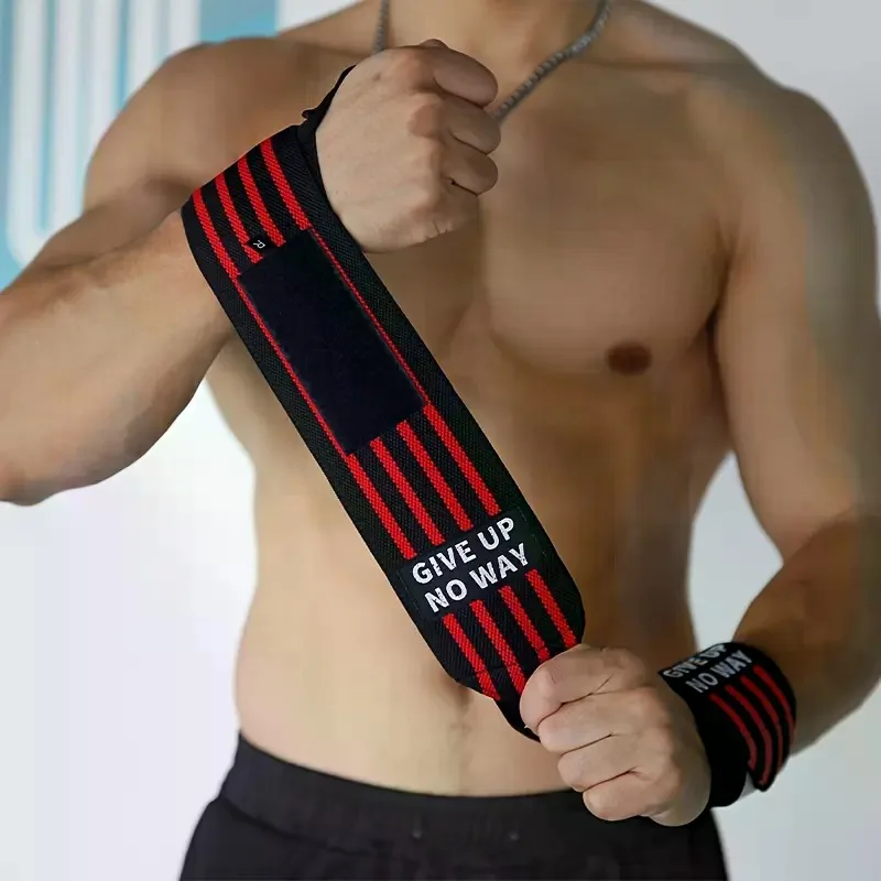 A Pair of Adjustable Pressure Wristbands, Suitable for Strength Training, Push-Ups, Weightlifting, And Fitness Exercises.