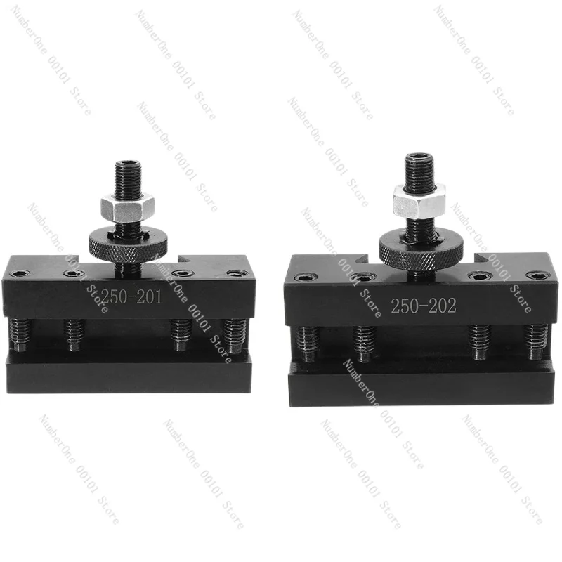 

2Pcs Quick Change CNC Lathe Tool Post Turning Facing Holder Holder For Lathes Tools-250-201 & 250-202