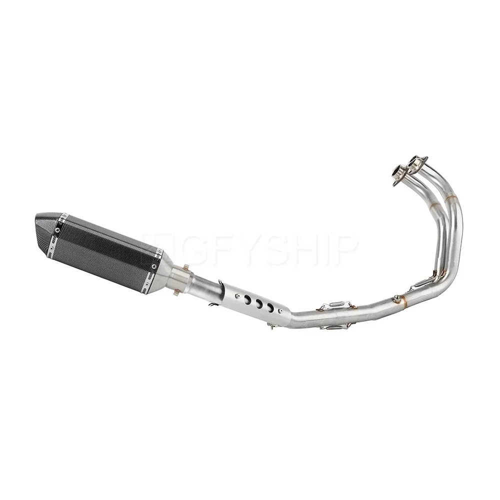

For Yamaha Tenere 700 2021 - 2024 T7 XTZ 700 690 XTZ690 Escape Motorcycle Exhaust Muffler With Header Link Pipe Slip-on