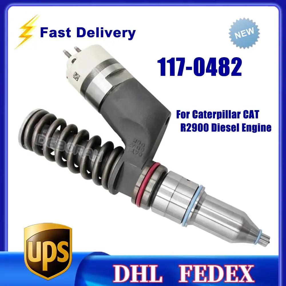 

117-0482 New Fuel Injector 1170482 For Caterpillar CAT C15 3406E Diesel Engine